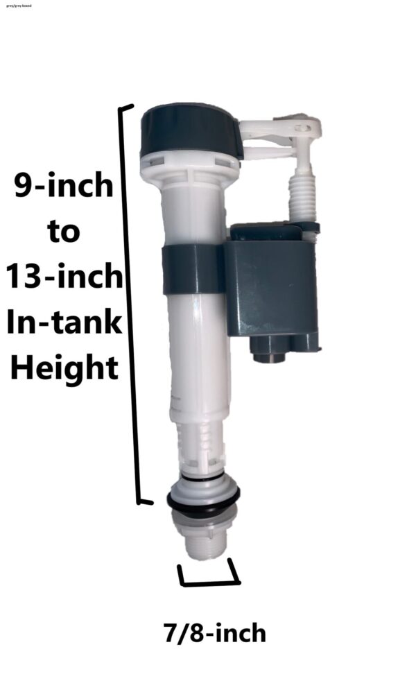 Glacier Bay Fill Valve by NuFlush, Adjustable Water Height Tower