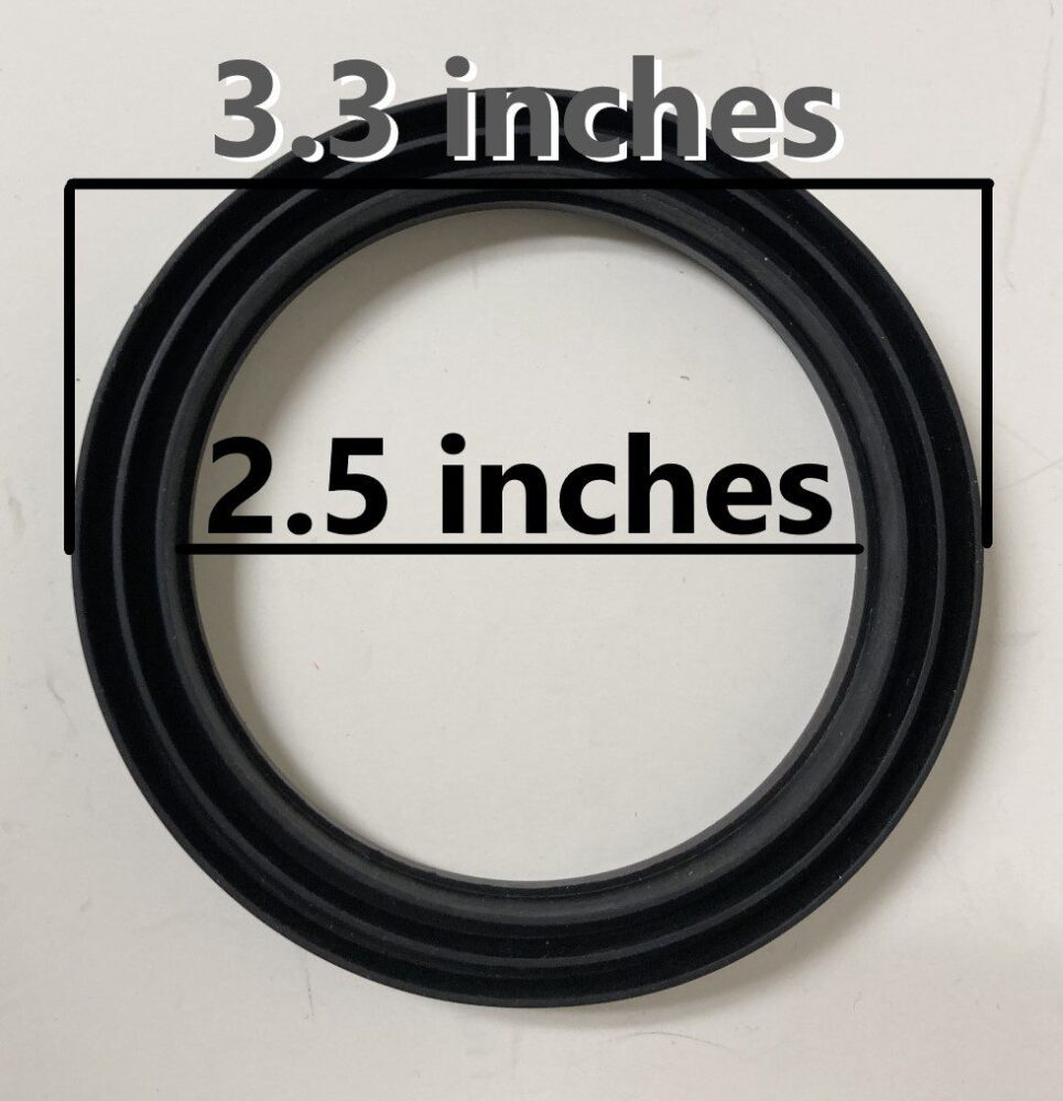 2.5-inch Toilet Flush Valve Gasket For One Piece Toilets - NuFlush