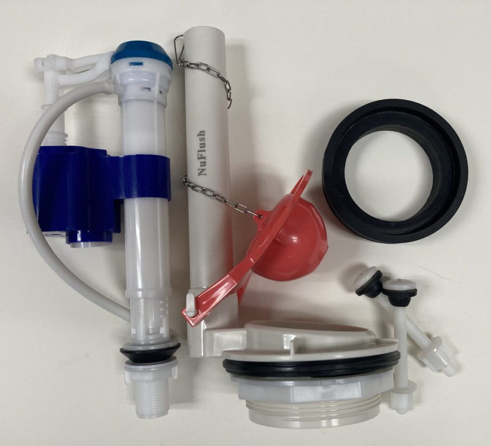 3.5 inch Flush Valve with Adjustable Tower Fill Valve Assembly with Hardware NuFlush