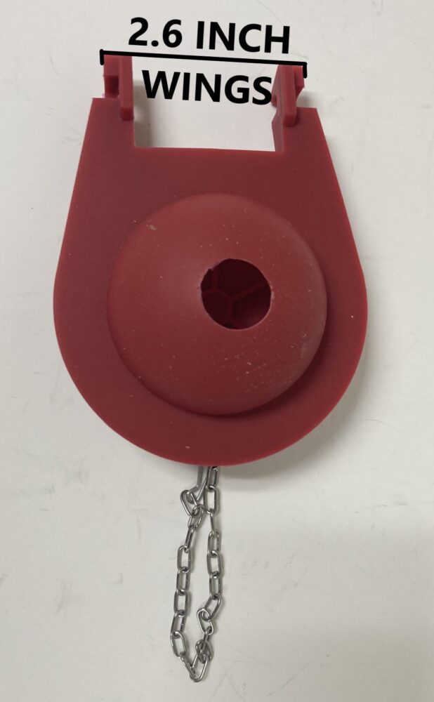 KOHLER PART GP1067183 FLAPPER CLASS 5, Red, One Size For 1 & 2piece