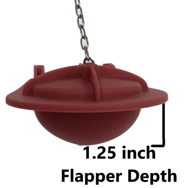 4 inch Flapper or 3.75 inch, Wingspan 2.6 Inch Replacement Flapper by Nuflush - Image 9