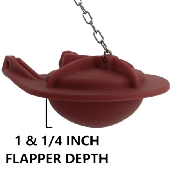 4 inch Flapper or 3.75 inch, Wingspan 2.6 Inch Replacement Flapper by Nuflush - Image 10