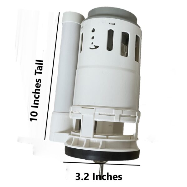 3-inch One Piece Single Top Button Flush Valve 10 inches Tall - Image 6