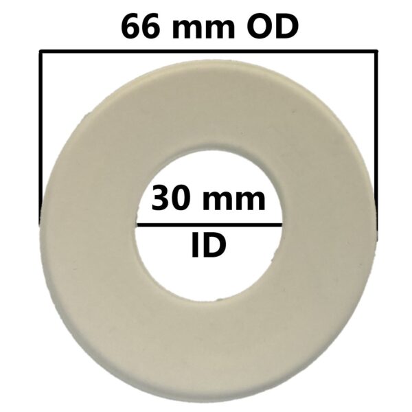 Silicone Flush Valve Seal (2-5/8-inch OD, 1-3/16-inch ID) (66 mm OD, 30 mm ID)