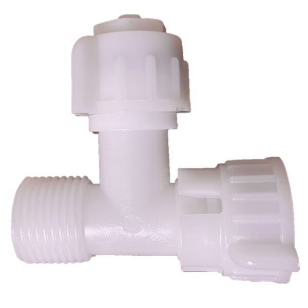 Bidet T-Adapter Nylon (1/2 inch Female, 1/2 inch Male ) - Image 2