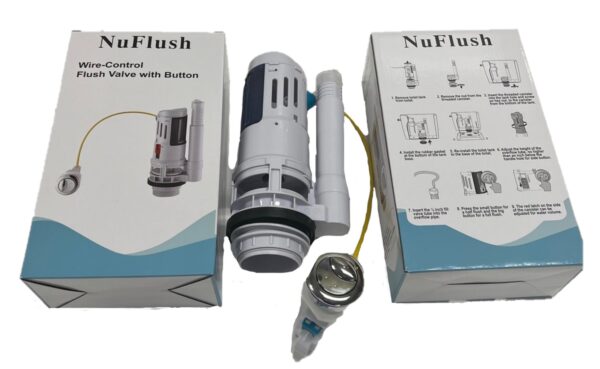 2.5 inch Adjustable Flush Valve and Adjustable Tower Fill Valve Toilet Kit for 2 Piece Toilets - Image 6