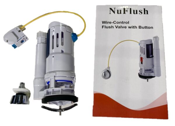 Dual Flush Canister with Cable-activated Flush Button for 2.5-Inch One Piece Toilets - Image 2