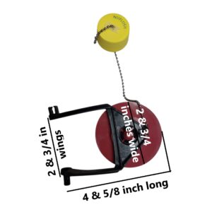 Kohler K1078578 Flapper for Rialto Models K-3402 and K-3386 Replacement, Buoy keeps Flapper up Longer
