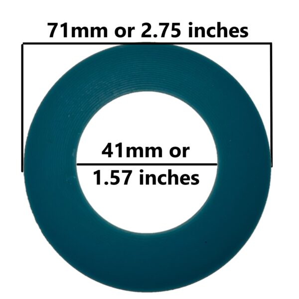 Rubber Flush Seal (70mm OD 41mm ID) (2.75in OD, 1.57-inch ID)