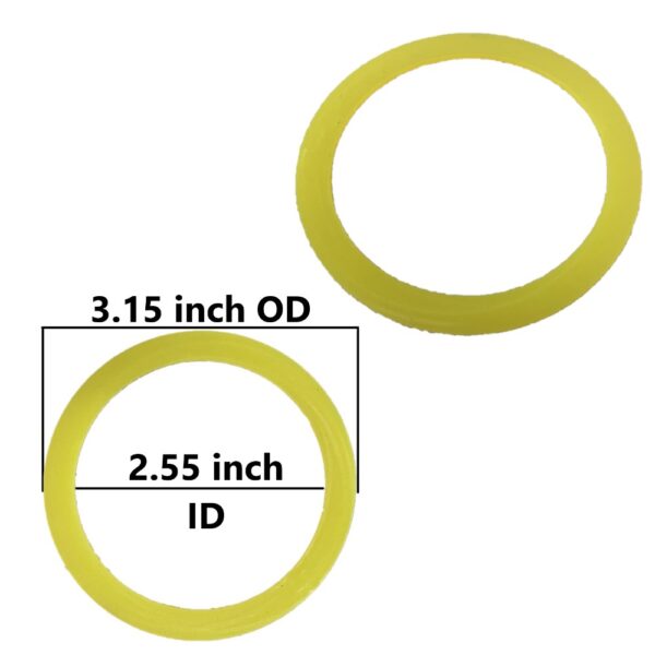 2-Pack Flush Valve Seal Upgraded Compatible with Kohler K-GP1059291, (80mm x 65mm) (3.15-inch x 2.55)