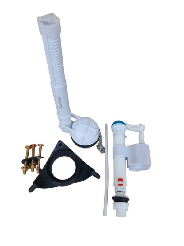 Kohler Alouette Replacement Toilet Flush and Fill Valve Kit with Adjustable Overflow Tube for Strongest Flush - Image 4