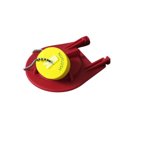 3.5 Inch Universal Toilet Flapper with Buoy and Narrow 2.5 Inch Wingspan Flapper - Only Fits a Round Overflow Tube Connection - Image 5