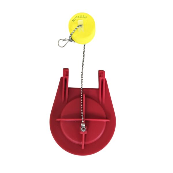 3.5 in. Universal Toilet Flapper with Buoy, 2.5 in. Wingspan Flapper - Only Fits a Round Overflow Tube Connection