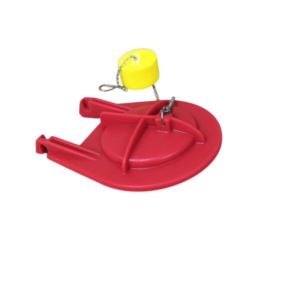 3.5 in. Universal Toilet Flapper with Buoy, 2.5 in. Wingspan Flapper - Only Fits a Round Overflow Tube Connection - Image 7