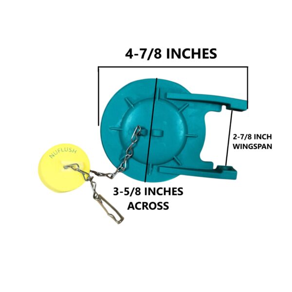 3.5-inch Silicone Flapper compatible with Kohler, Toto and American Standard 3-inch Flush Valves with Buoy Float Upgrade