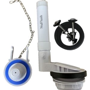 Crane Flormont 2-3/8 inch Replacement Toilet Flush Valve with Adjustable Height Overflow Tube