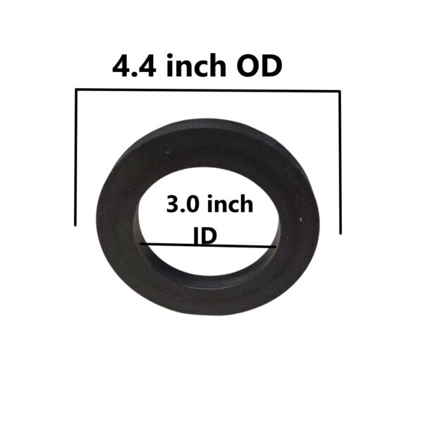 Rubber Flush Valve Gasket (112mm x 77mm) (4.44-inch x 3.0-inch)