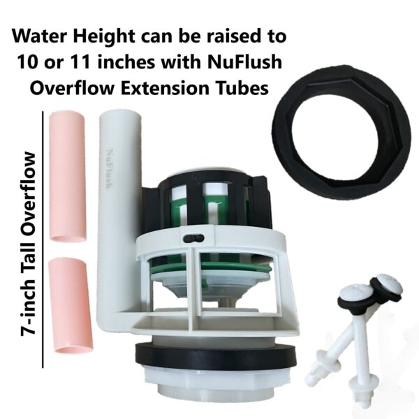 TOTO Vespin Replacement Flush Valve Kit for 2-Piece Toilets by NuFlush