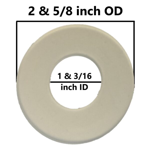 Silicone Flush Seal (2-5/8-inch OD,1-3/16-inch ID) (66mm OD, 30mm ID)