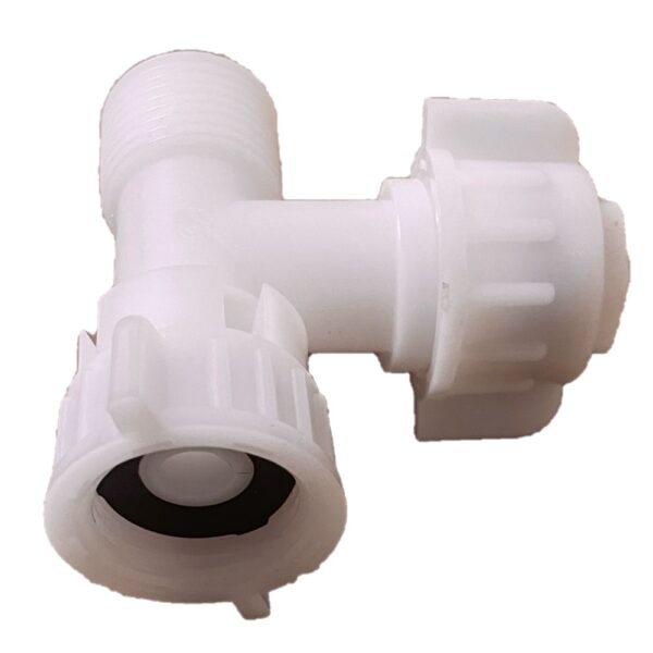 Bidet T-Adapter Nylon (1/2 inch Female, 1/2 inch Male ) - Image 3
