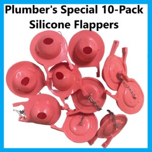 10 Pack 3-inch Light Weight Replacement Flapper
