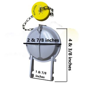2 in. American Standard Flapper, Buoy keeps Flapper up Longer