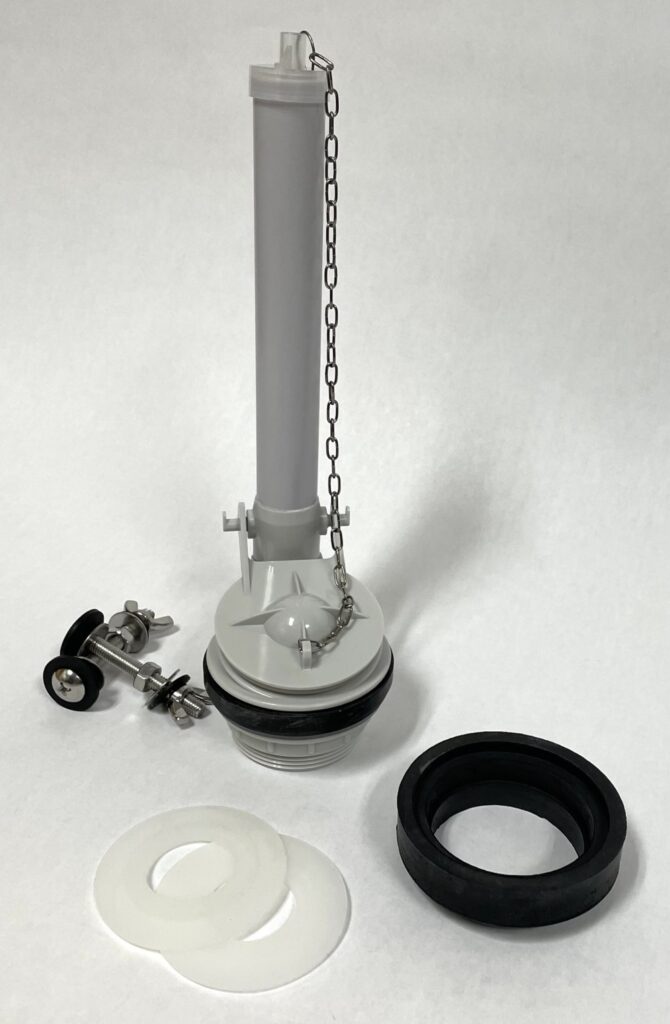 Gerber 99649 Flush Valve, 2inch Flush Valve W/ 2 Extra Replaceable