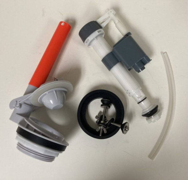 Fill Valve And 3.15inch Flush Valve With Overflow Extension Tube NuFlush