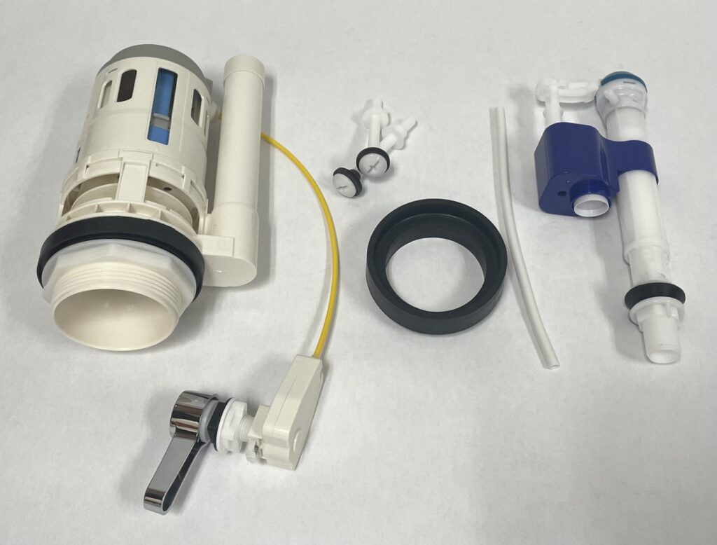 Glacier Bay Top Button 3inch Flush Valve And Fill Valve Kit For Two