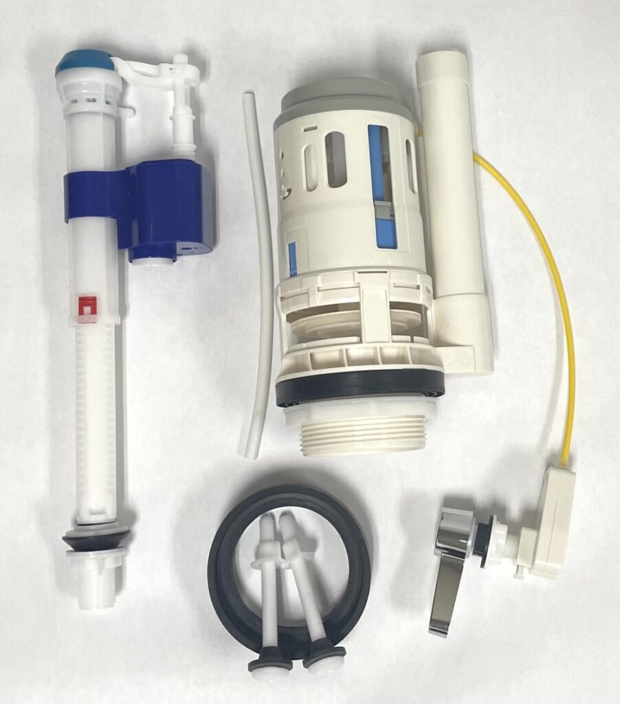 Glacier Bay Top Button 3inch Flush Valve And Fill Valve Kit For Two
