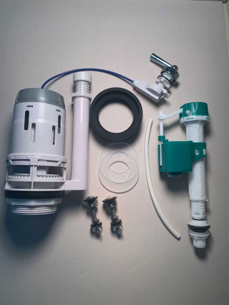 Glacier Bay Top Button 3inch Flush Valve And Fill Valve Kit For Two