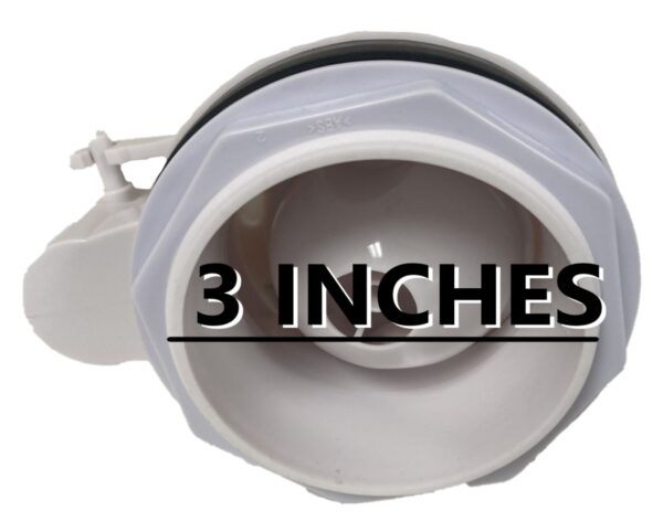 3-Inch Two-piece Flush Valve with Adjustable Tube & Two Extra Seals - Image 2