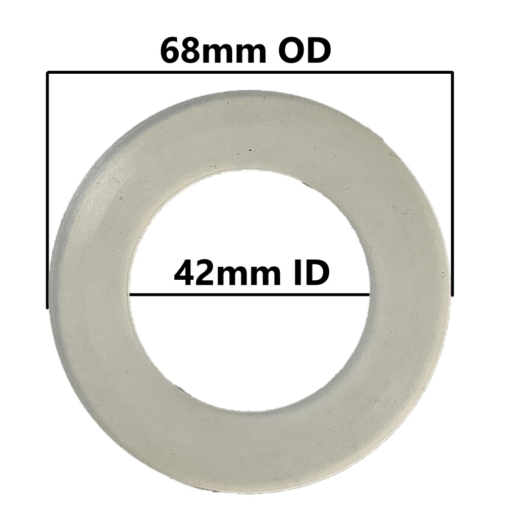 Silicone Flush Valve Seal (68mm OD, 42mm ID) (2-11/16-inch OD X 1-5/8 ...