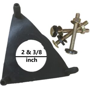 Triangle Gasket with 3 Tank-to-bowl Bolts for Kohler 2 inch Two-piece Toilet; GP51487