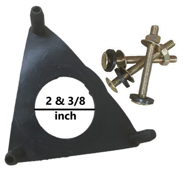 Triangle Gasket with 3 Tank-to-bowl Bolts for Kohler 2 inch Two-piece Toilet; GP51487