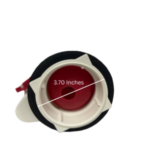 Kohler One Piece toilet Flush valve with 4 Prong Connections 3.5 inch=83 mm .