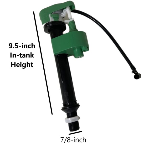 Universal 9.5-inch Tall Fill Valve Replacement, 7/8-inch Water Connection