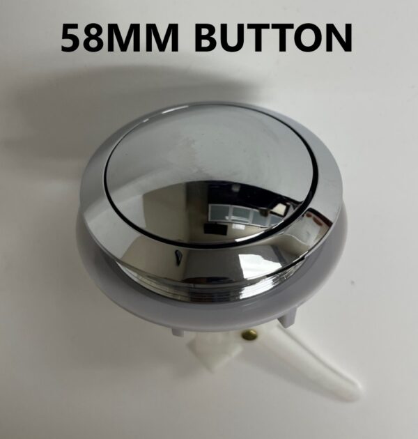 Chrome-plated Single Flush Button for Toilet, Ratchet (58 mm) - Image 20