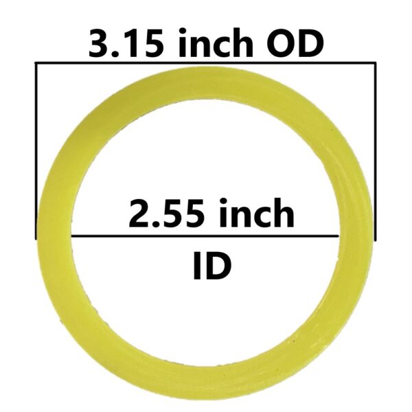 2-Pack Flush Valve Seal Upgraded Compatible with Kohler K-GP1059291, (80mm x 65mm) (3.15-inch x 2.55) - Image 5