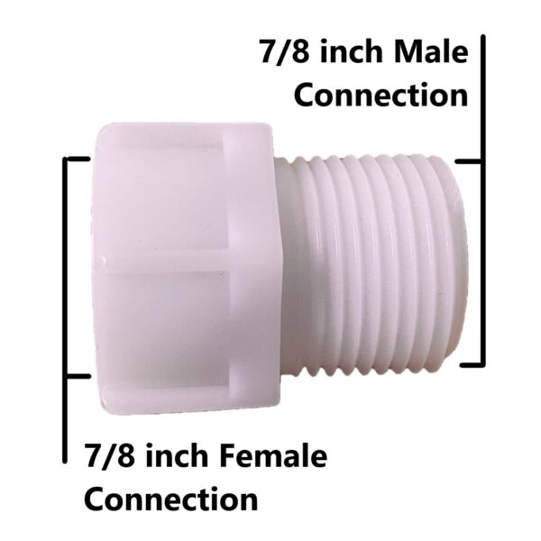 Universal 7/8-inch Bottom Water Fed Toilet Fill Valve with Adjustable Height 8.5-inches to 12-inches and Filtered Screen Adapter for Hard Water - Image 5