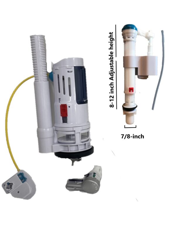 2.5-Inch One Piece Dual Flush and Adjustable Fill Valve - Image 3