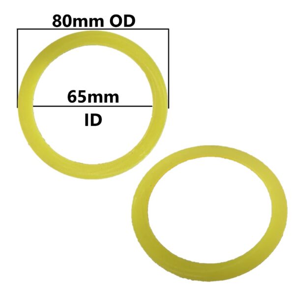 2-Pack Flush Valve Seal Upgraded Compatible with Kohler K-GP1059291, (80mm x 65mm) (3.15-inch x 2.55) - Image 2