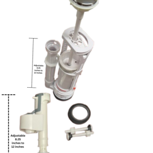 Caroma Adelaide 2″ Toilet Repair Kit – With Top-Button Flush System for Two-Piece Toilets