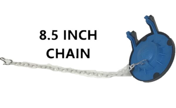 2-inch Blue Rubber Flapper - Image 2