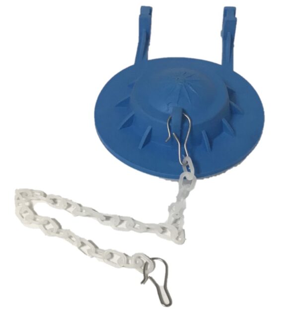 2-inch Blue Rubber Flapper - Image 4