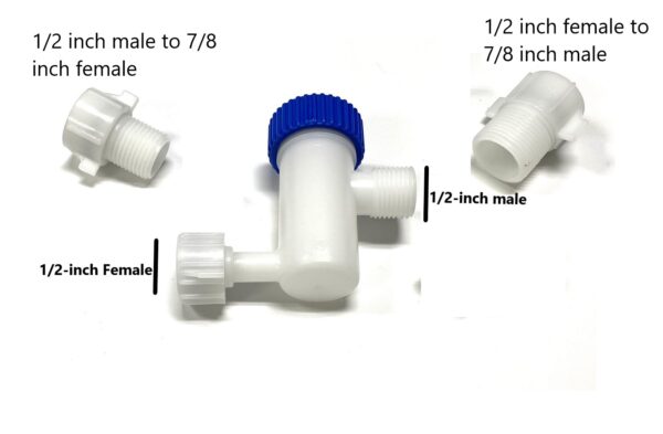 Barrel Filter with Adapters (1/2-inch or 7/8-inch connection)