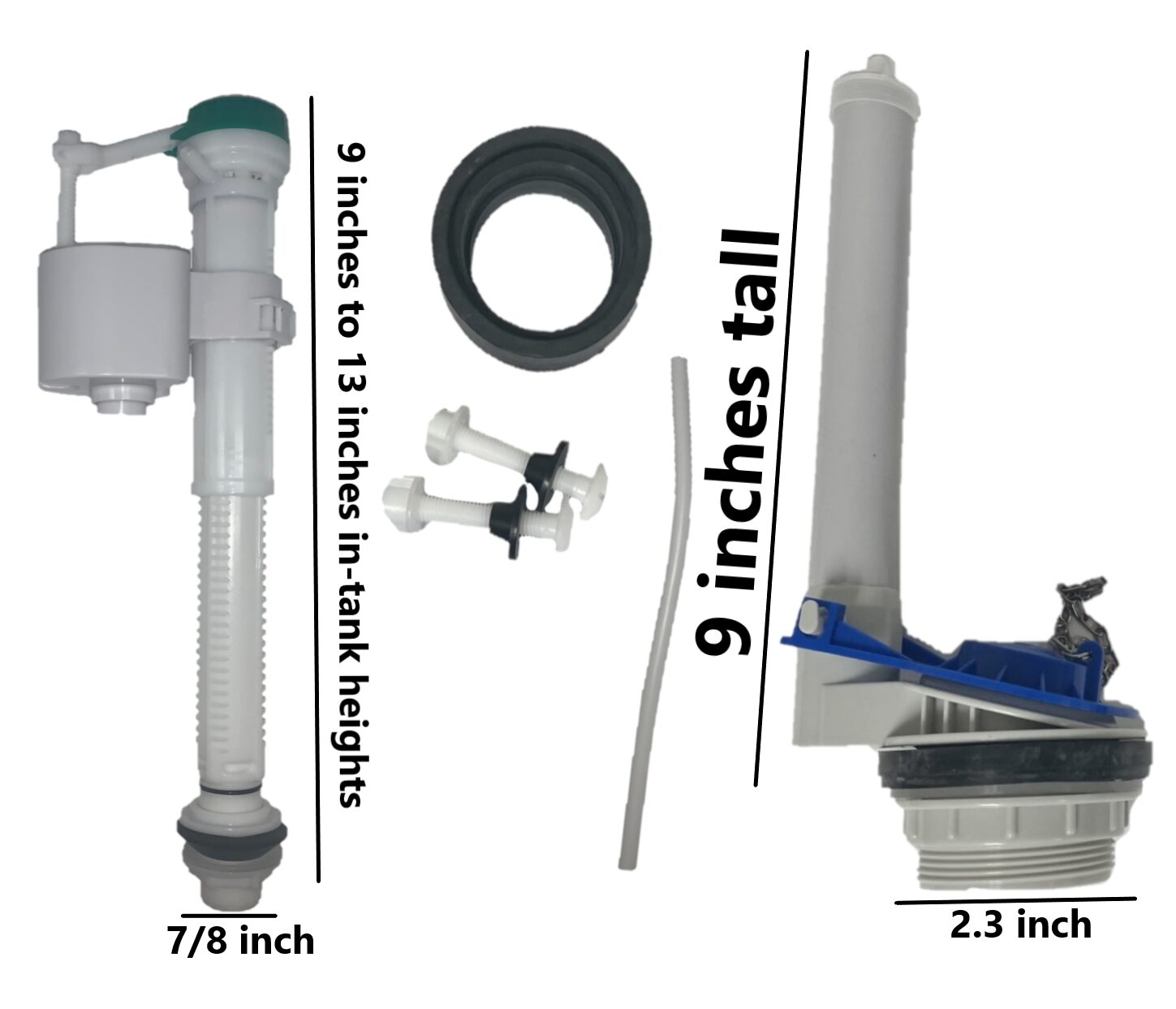 Crane Toilet Radcliffe / Saratoga Series Toilet Complete Kits