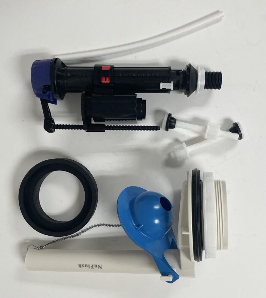 Flapper Valve Assembly Kit With HiSpeed Fill Valve, And All