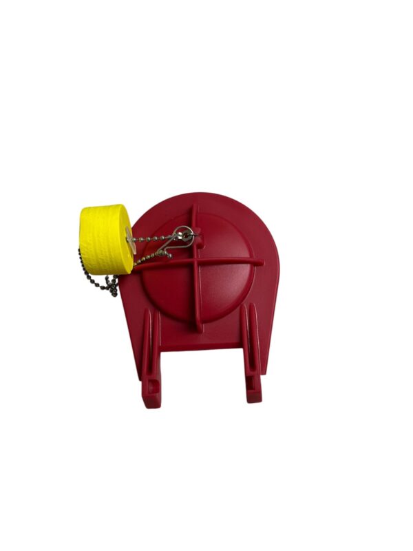3.5 Inch Universal Toilet Flapper with Buoy and Narrow 2.5 Inch Wingspan Flapper - Only Fits a Round Overflow Tube Connection - Image 3