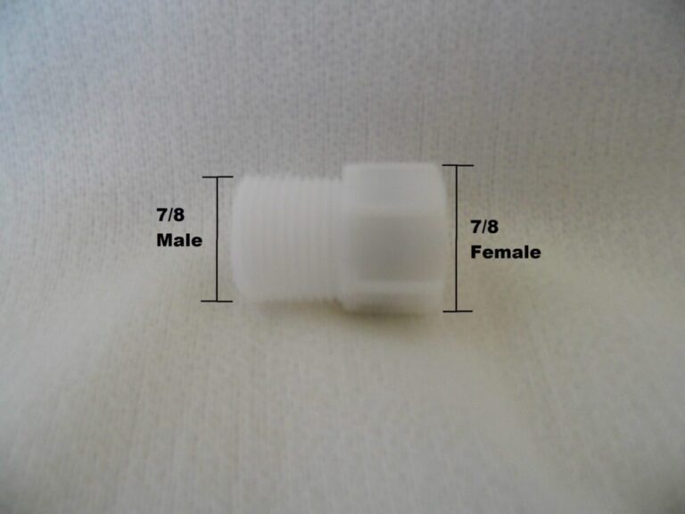 Toilet Fill Valve Filter, (7/8 Inch Male To 7/8 Female) NuFlush